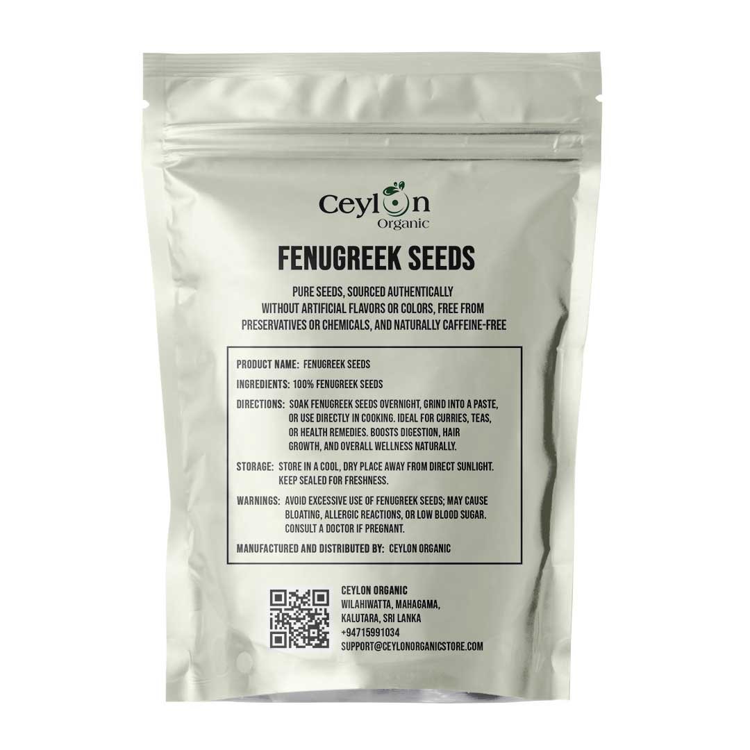 Fenugreek spice Non-GMO Trigonella Foenum Graecum Whole Methi Bulk - Image 2