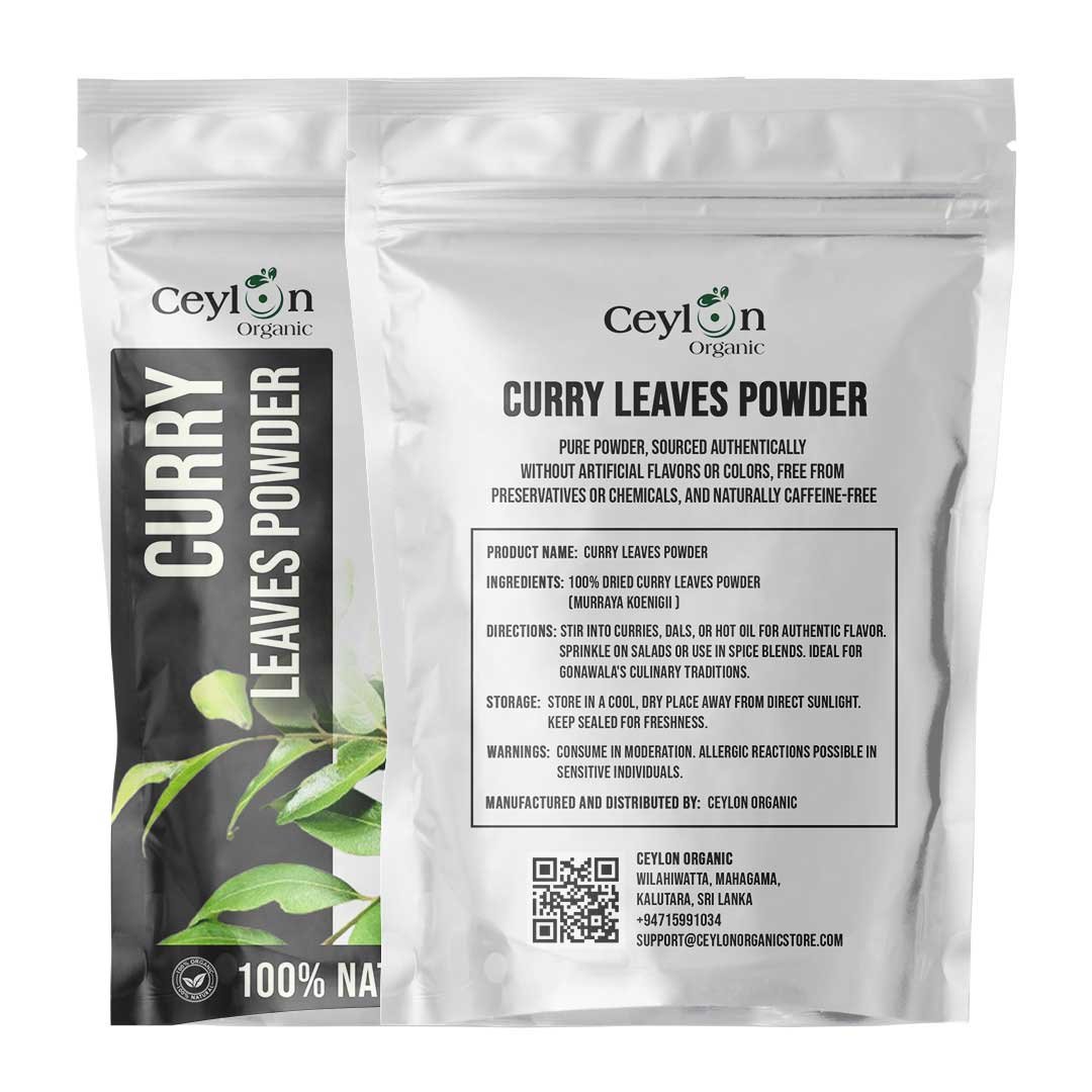 Dried Curry Leaves ground powder Pure Natural(Murraya Koenicll) - Image 5